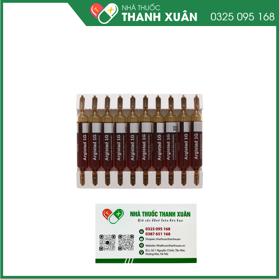 Dung dịch uống Argistad 1g trị tăng amoniac huyết, khó tiêu